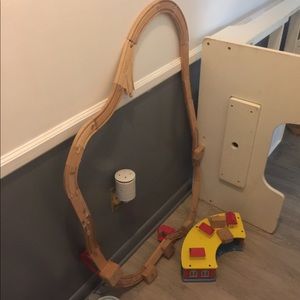 Matchbox toy $5 & play table with train set $50